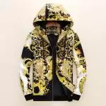 veste bomber versace homme flower hoodie